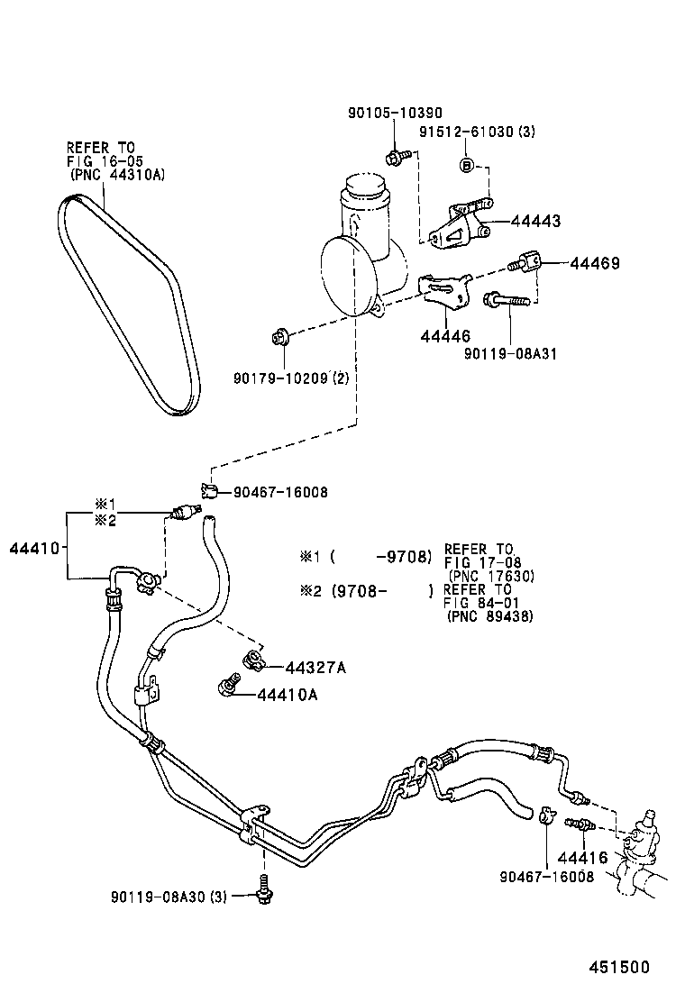  4RUNNER |  POWER STEERING TUBE