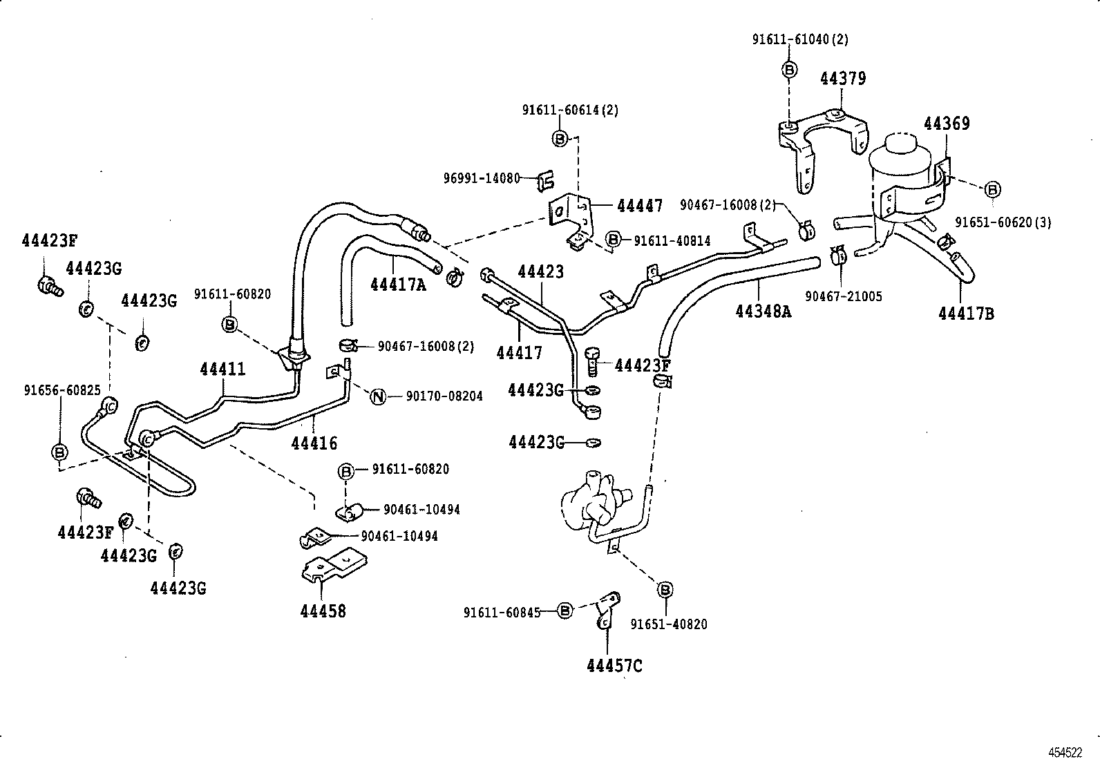  COASTER |  POWER STEERING TUBE