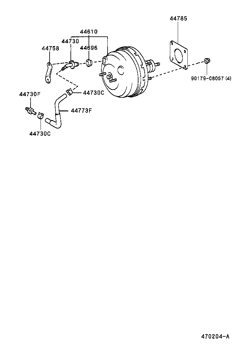  SOLUNA |  BRAKE BOOSTER VACUUM TUBE