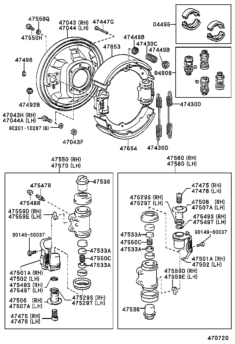  DYNA 150 |  REAR DRUM BRAKE WHEEL CYLINDER BACKING PLATE