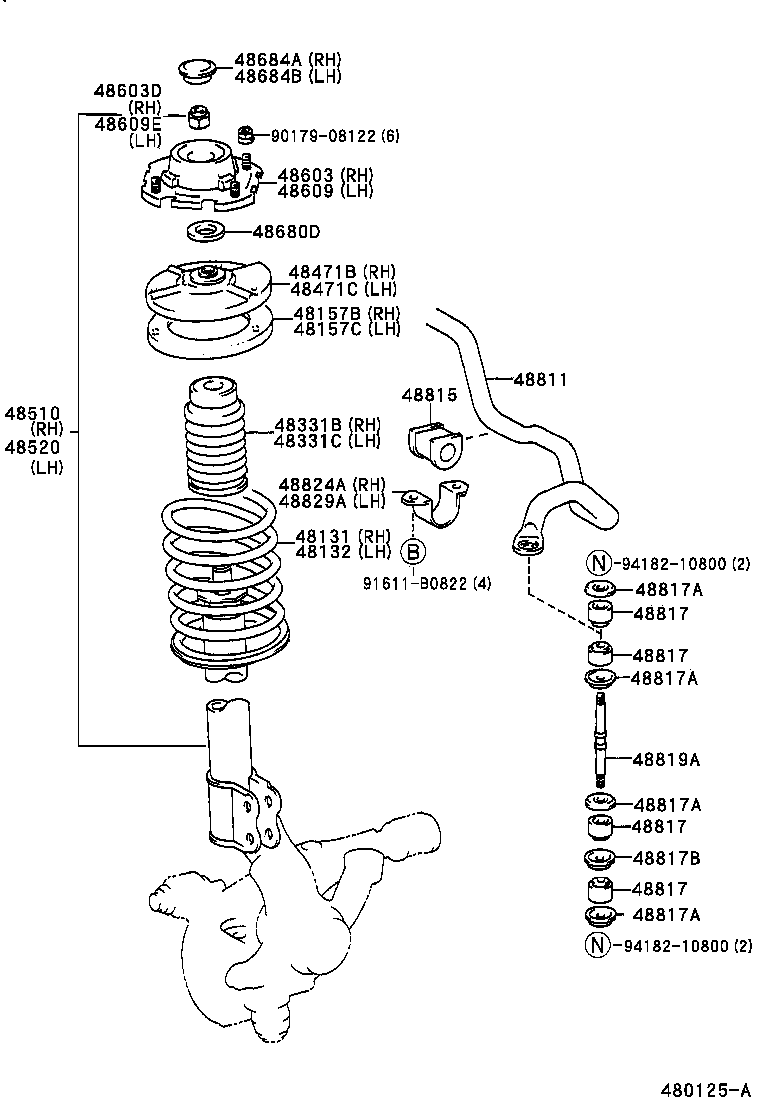  SOLUNA |  FRONT SPRING SHOCK ABSORBER