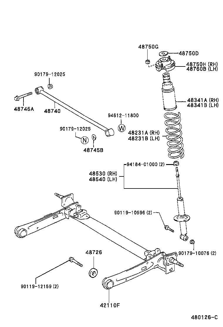  SOLUNA |  REAR SPRING SHOCK ABSORBER