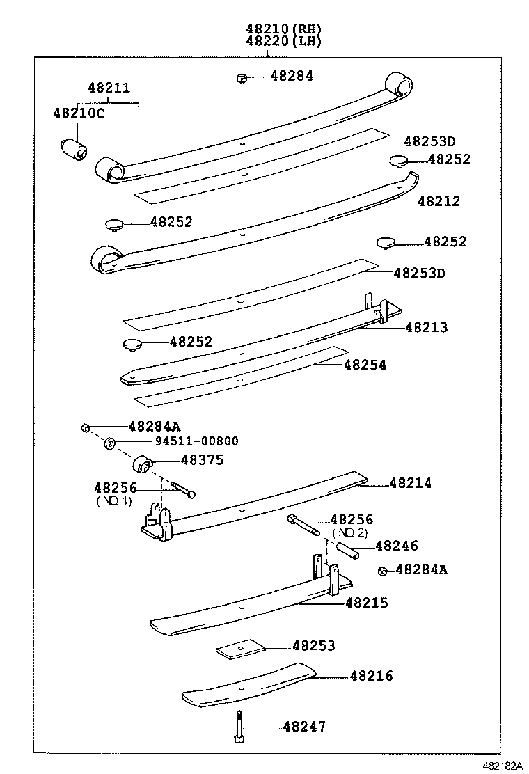  HILUX 4RUNNER 4WD |  REAR SPRING SHOCK ABSORBER