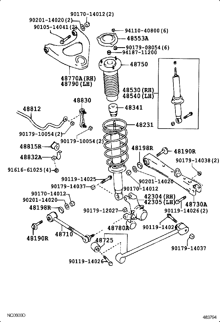  CRESSIDA |  REAR SPRING SHOCK ABSORBER