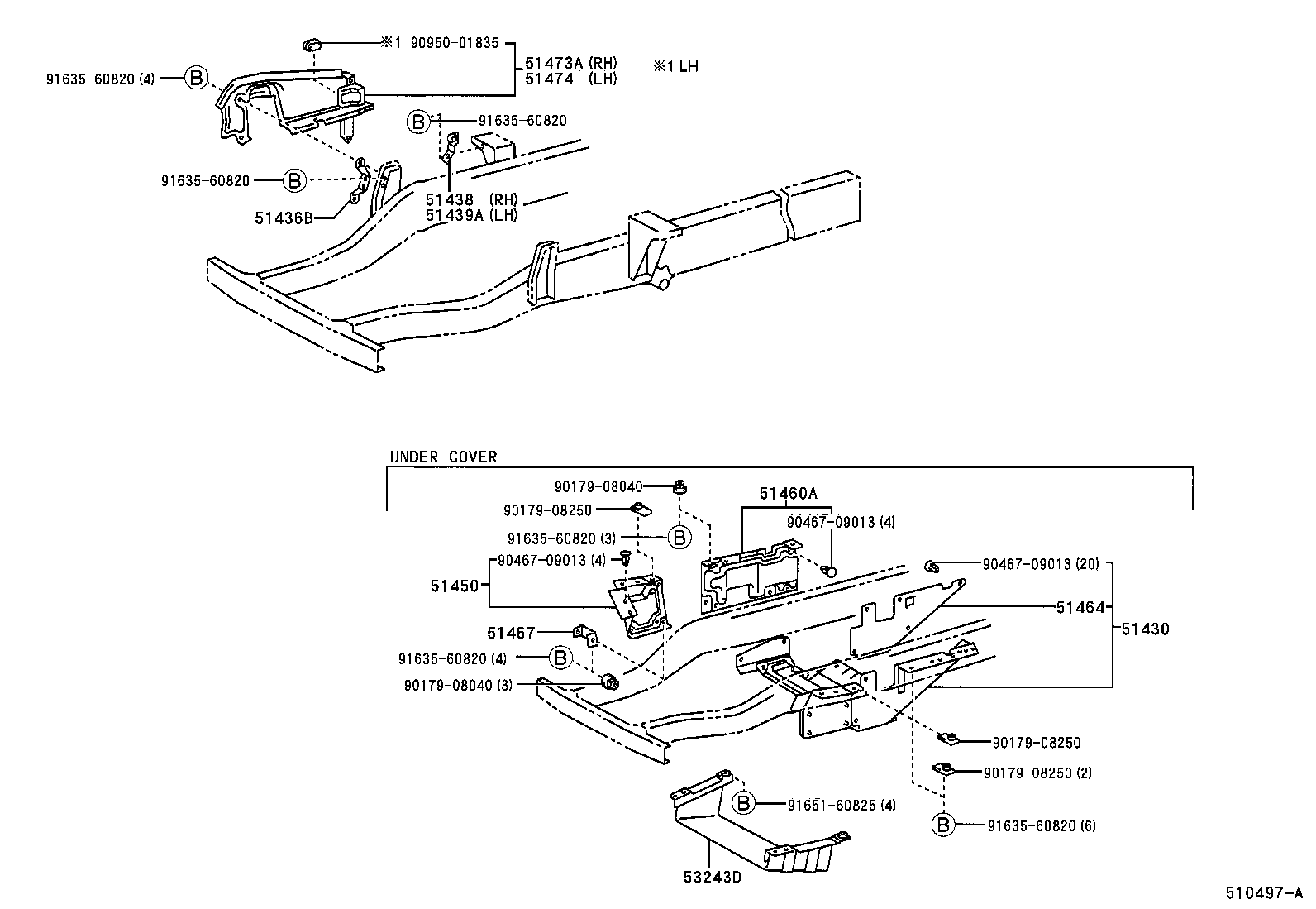  DYNA200 |  SUSPENSION CROSSMEMBER UNDER COVER