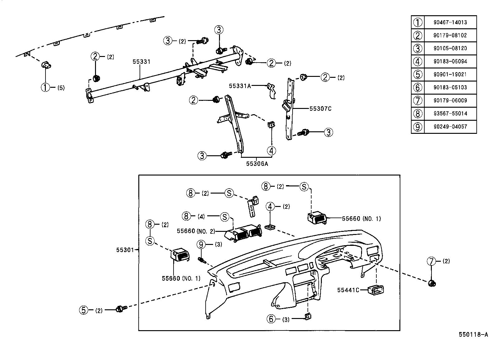  SOLUNA |  INSTRUMENT PANEL GLOVE COMPARTMENT