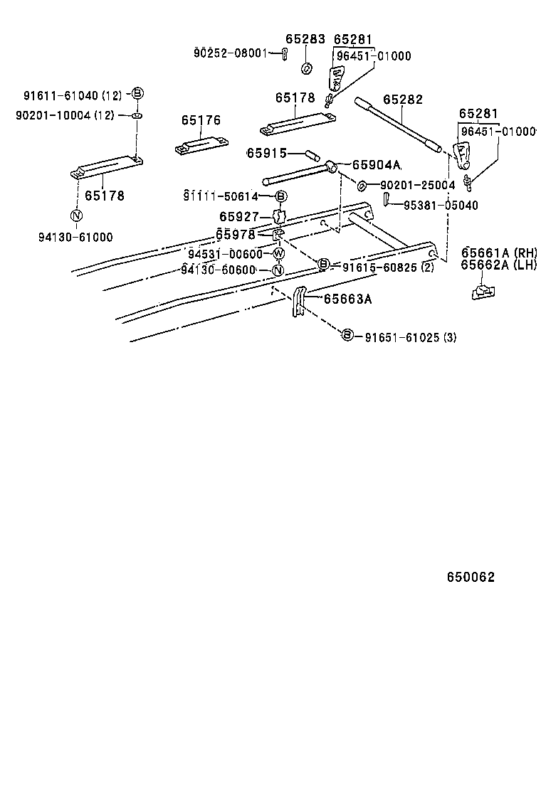  DYNA200 |  REAR BODY SUB FRAME