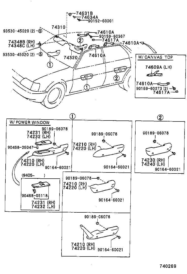  STARLET |  ARMREST VISOR