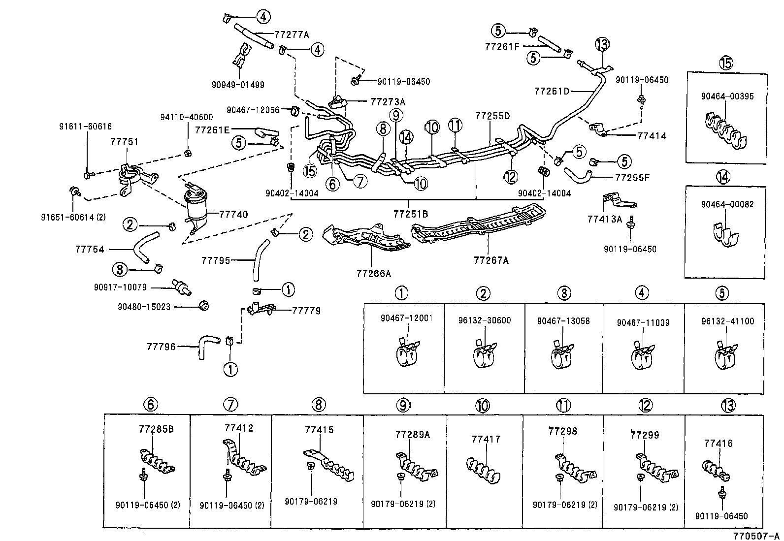  CAMRY JPP SED |  FUEL TANK TUBE