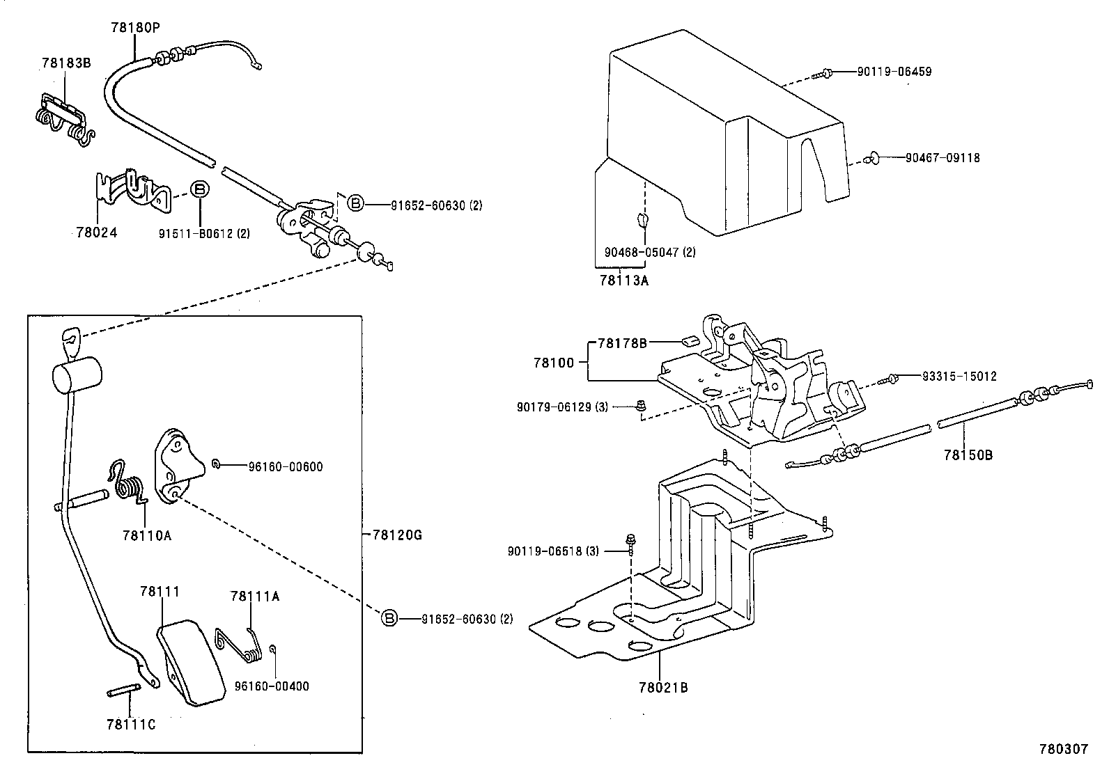  CAMRY JPP SED |  ACCELERATOR LINK