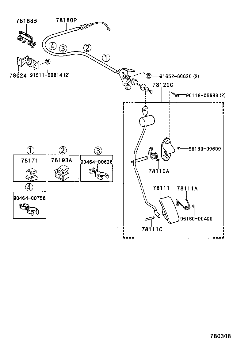  CAMRY JPP SED |  ACCELERATOR LINK