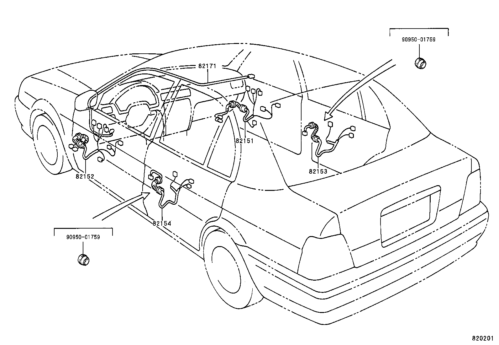  TERCEL |  WIRING CLAMP