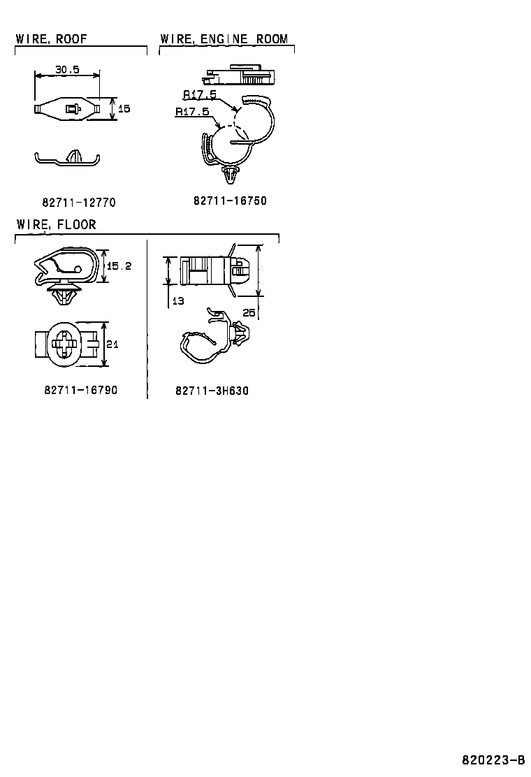  TERCEL |  WIRING CLAMP