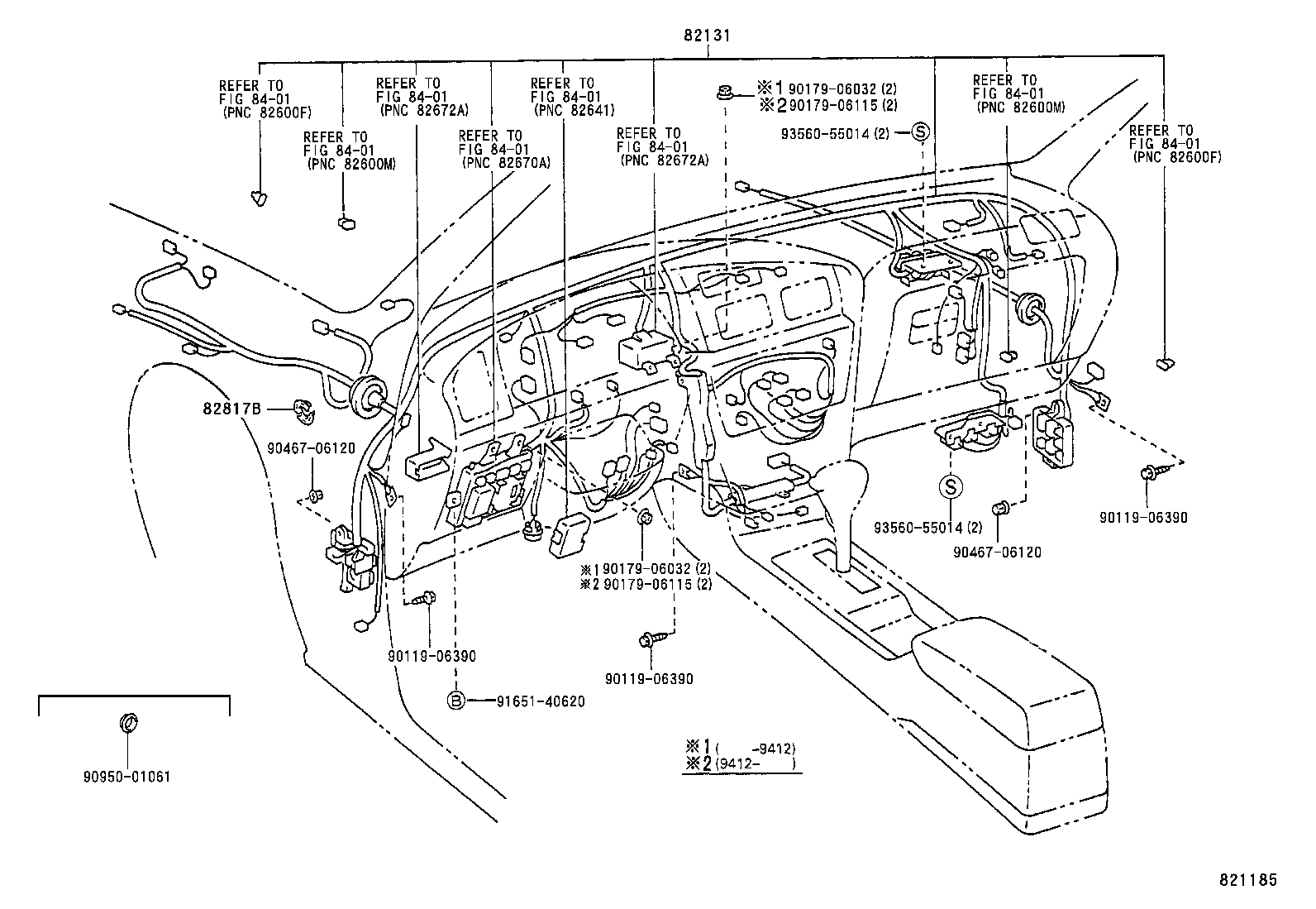  CAMRY JPP SED |  WIRING CLAMP