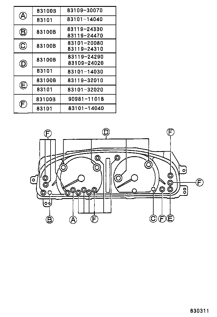  CAMRY JPP SED |  METER