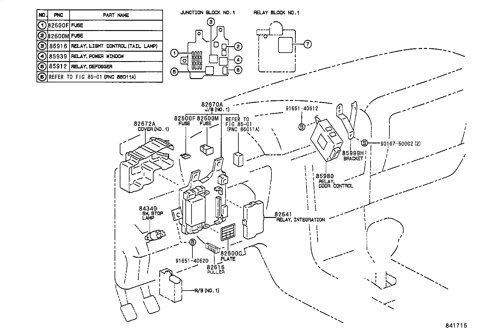  CAMRY JPP SED |  SWITCH RELAY COMPUTER