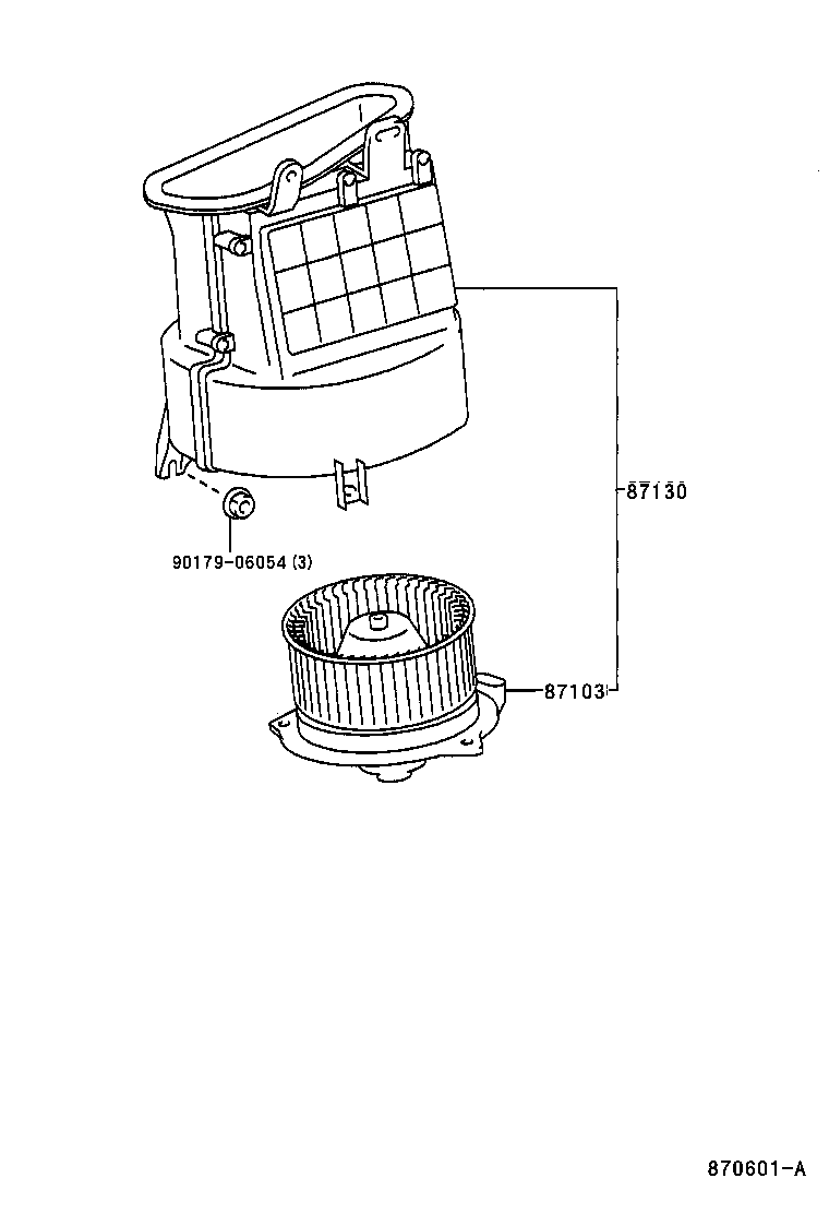  SOLUNA |  HEATING AIR CONDITIONING HEATER UNIT BLOWER