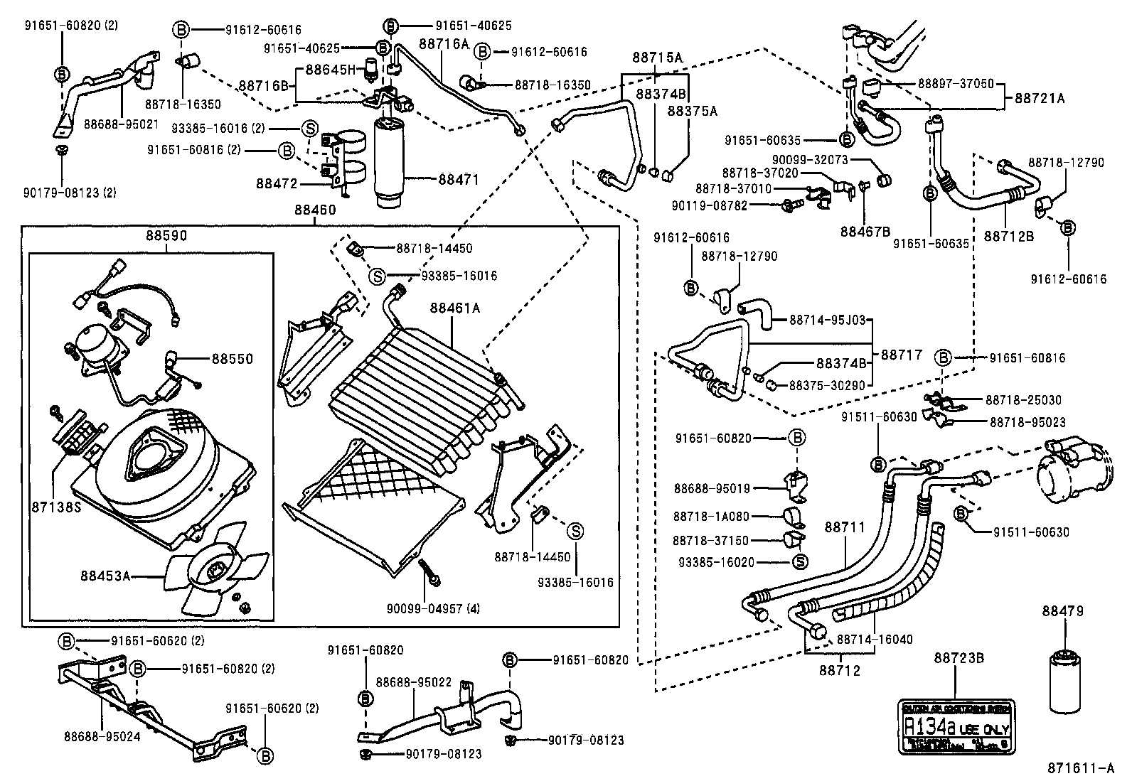  DYNA 150 |  HEATING AIR CONDITIONING COOLER PIPING