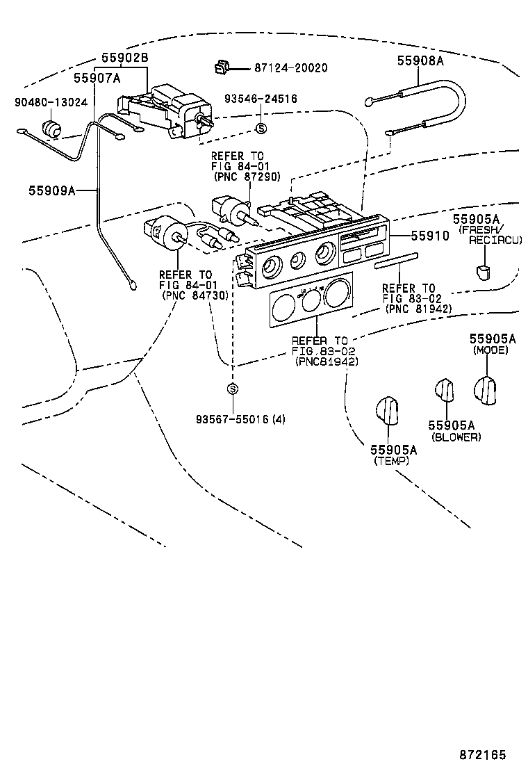  CAMRY JPP SED |  HEATING AIR CONDITIONING CONTROL AIR DUCT