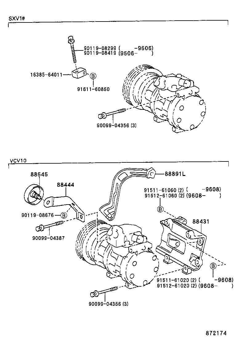  CAMRY JPP SED |  HEATING AIR CONDITIONING COMPRESSOR
