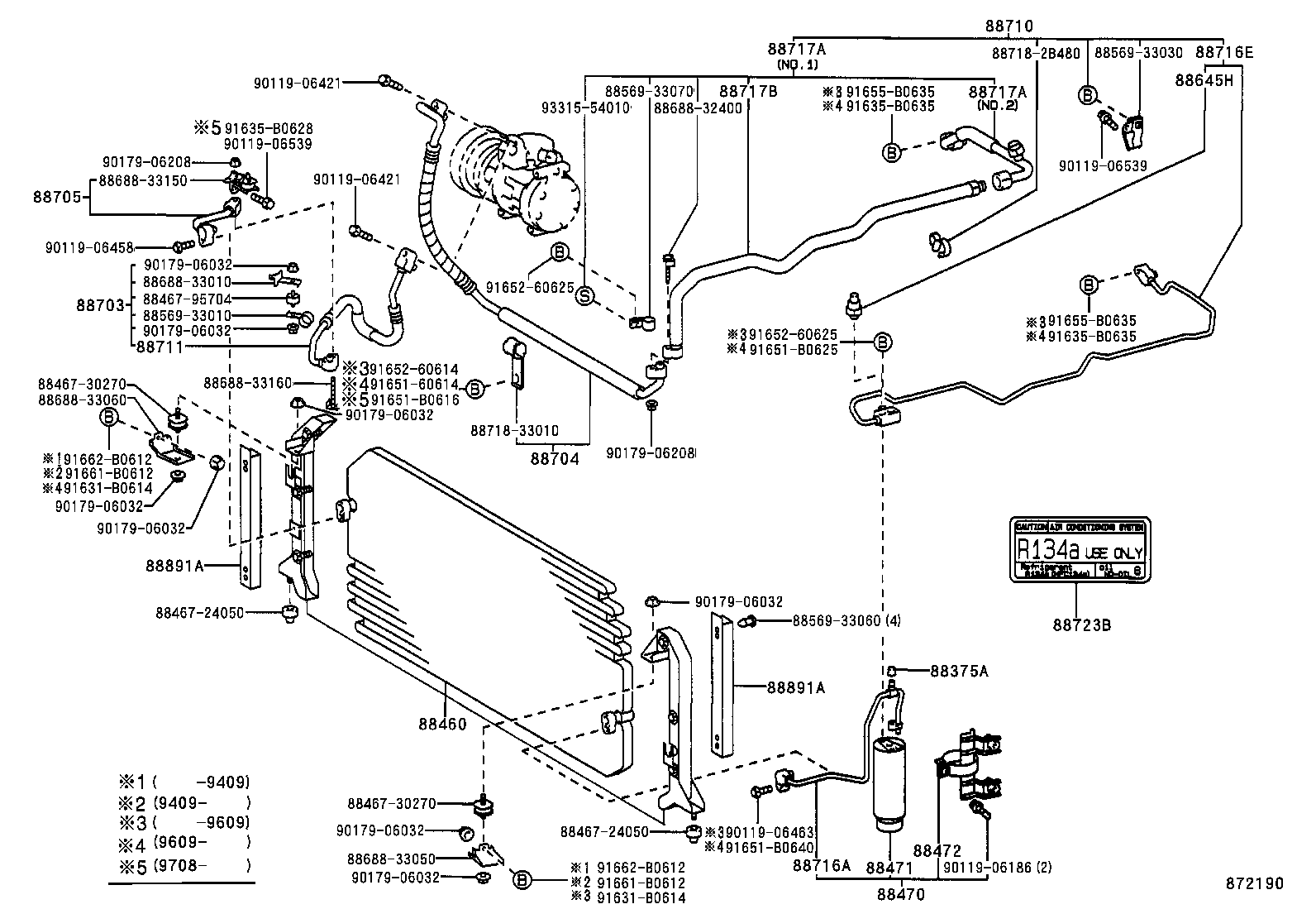  CAMRY JPP SED |  HEATING AIR CONDITIONING COOLER PIPING