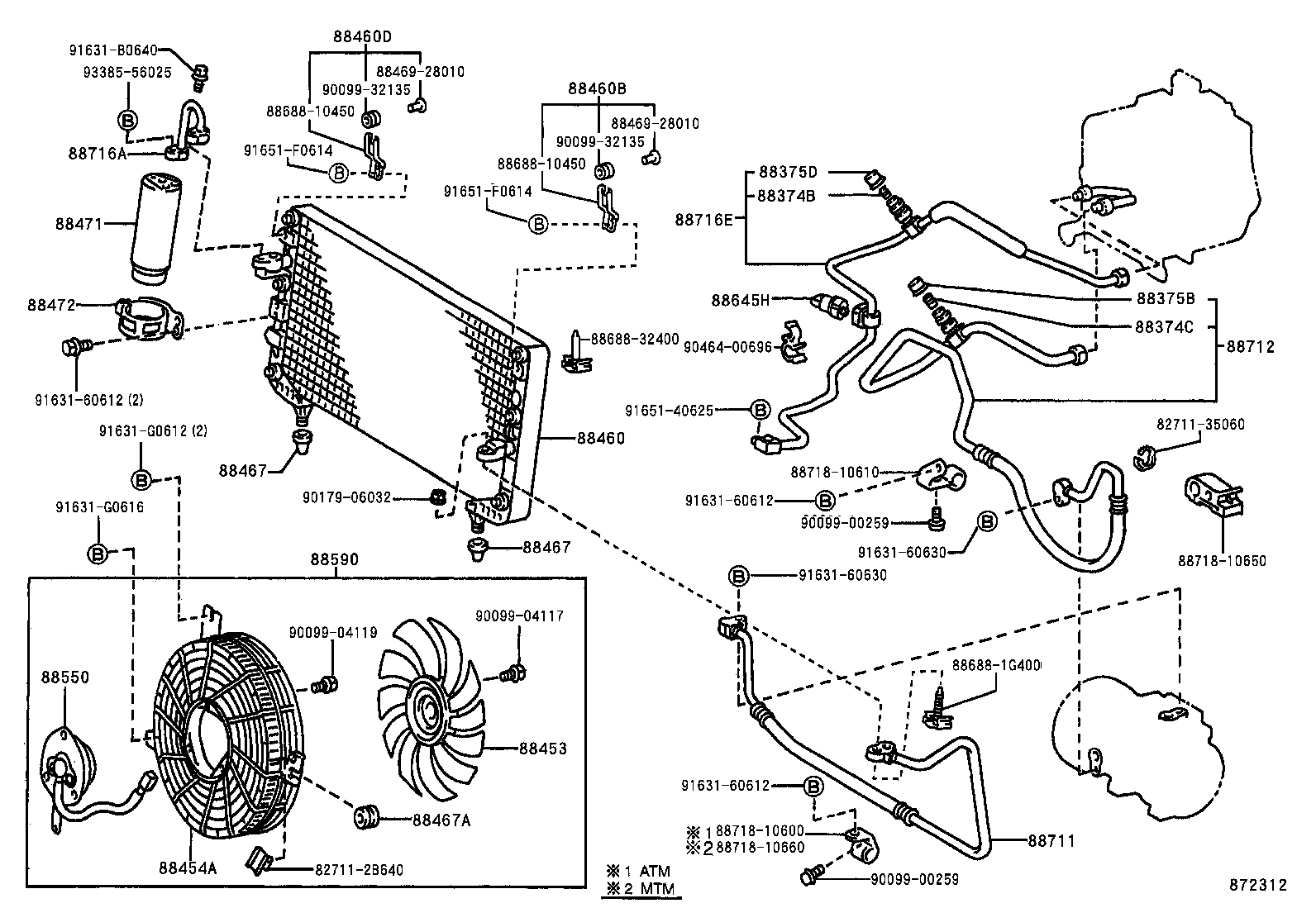  STARLET |  HEATING AIR CONDITIONING COOLER PIPING