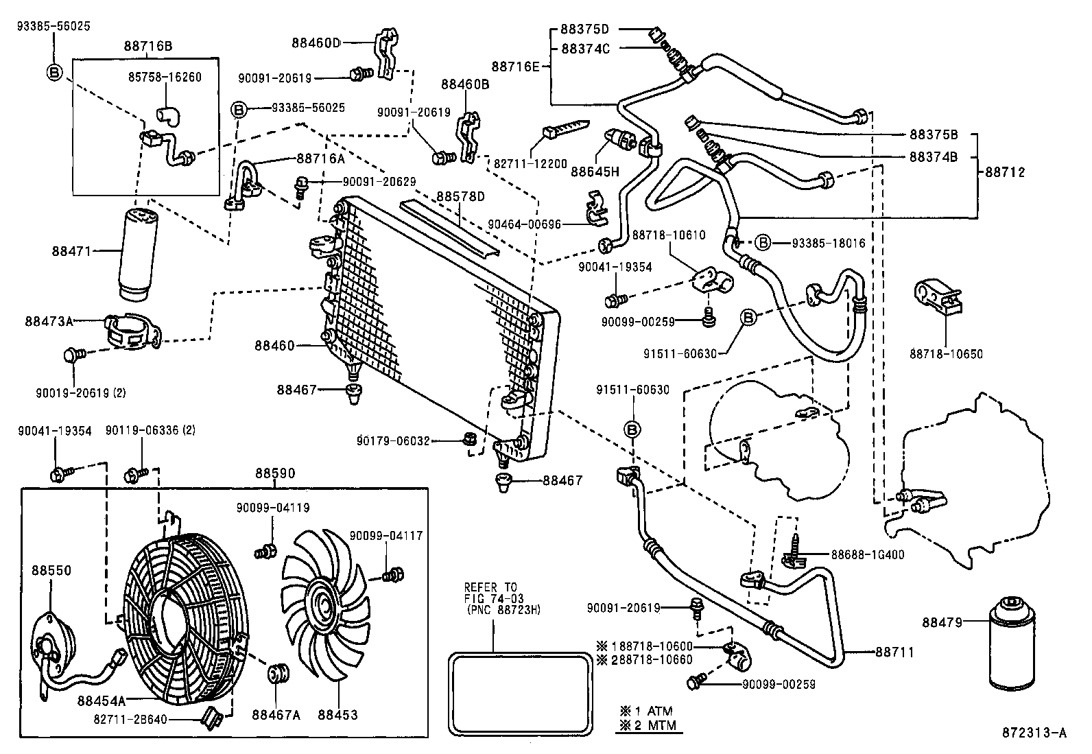  STARLET |  HEATING AIR CONDITIONING COOLER PIPING