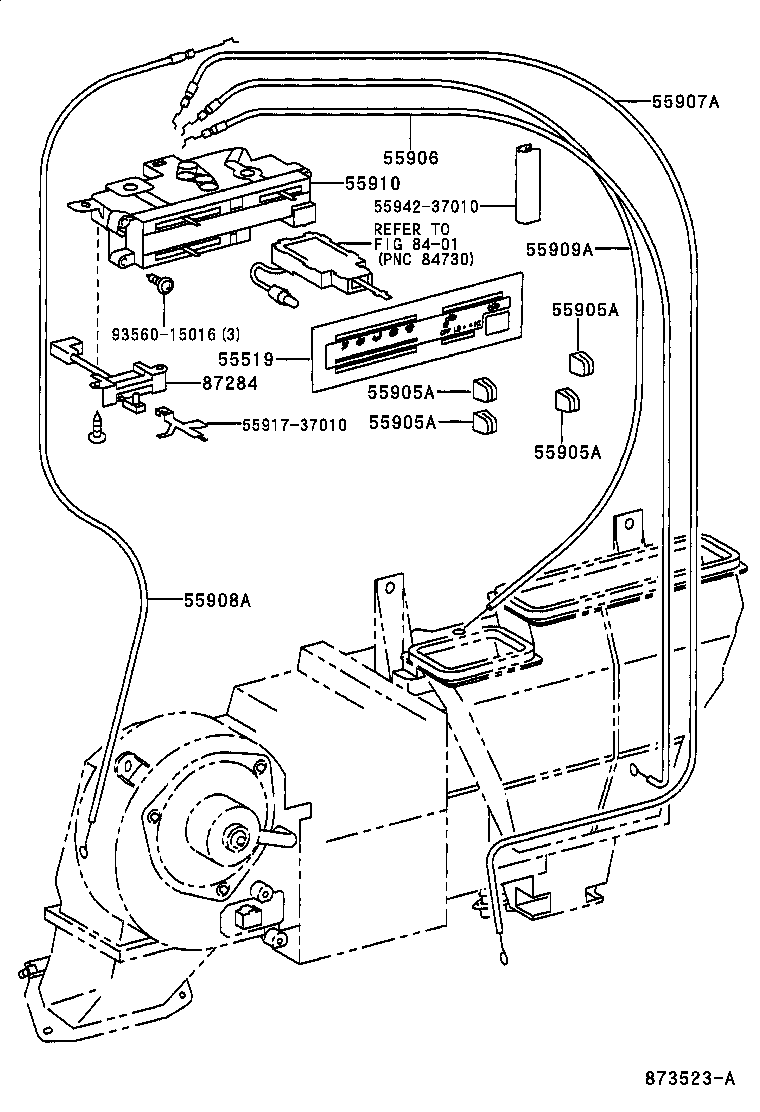  DYNA 150 |  HEATING AIR CONDITIONING CONTROL AIR DUCT