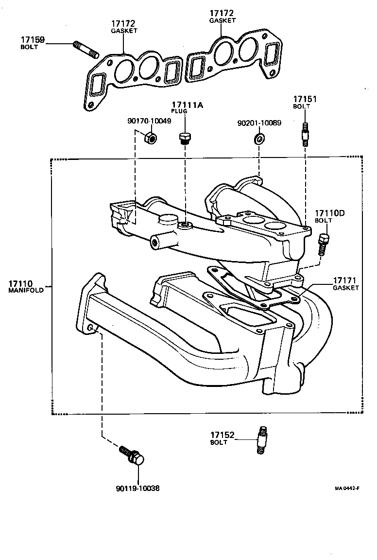  TOYOTA1000 |  MANIFOLD