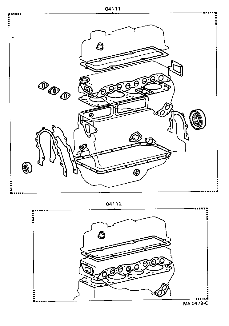  STOUT |  ENGINE OVERHAUL GASKET KIT