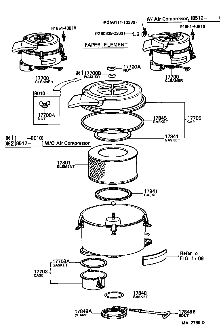  HEAVY DUTY TRUCK |  AIR CLEANER