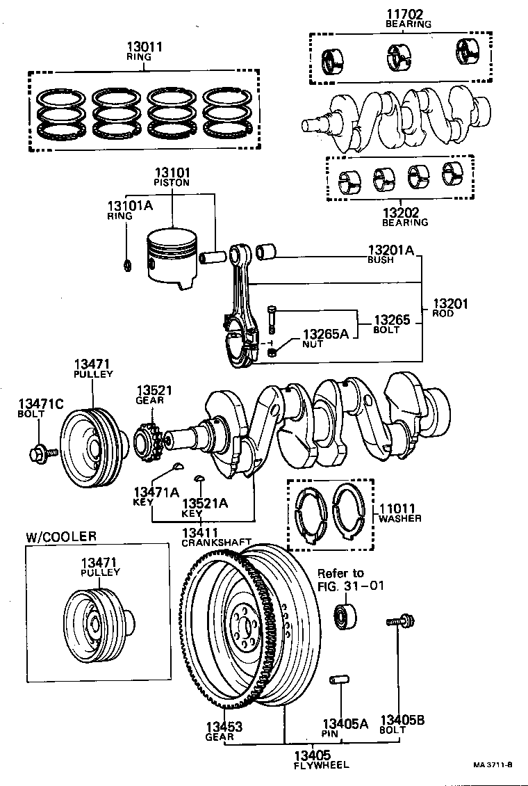  STOUT |  CRANKSHAFT PISTON