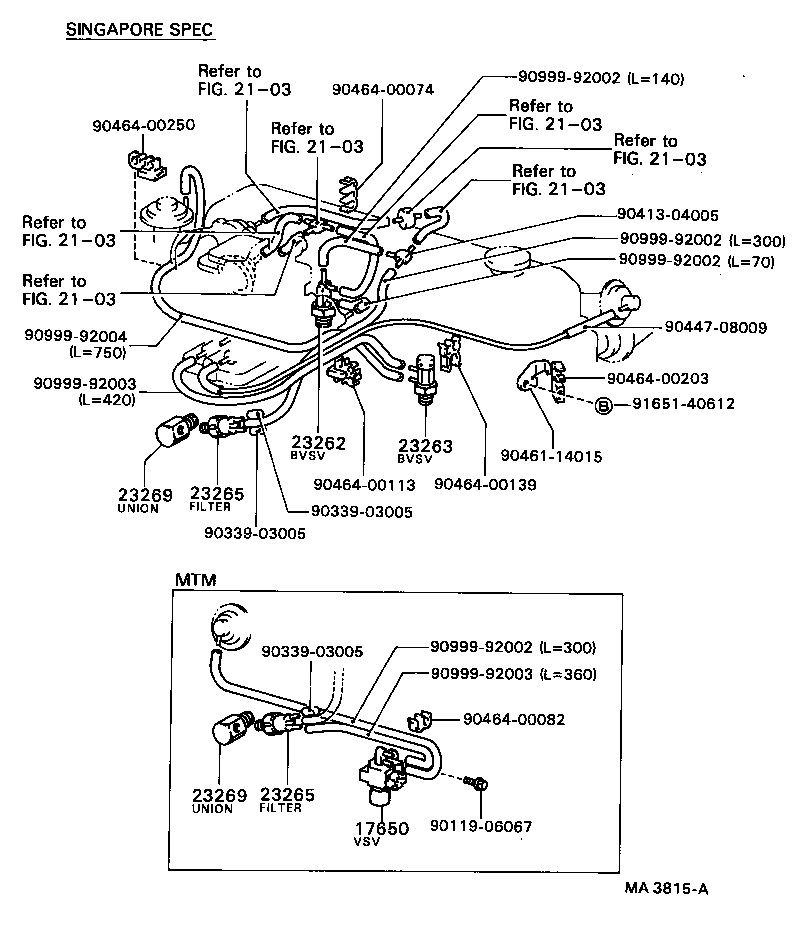  CRESSIDA |  VACUUM PIPING