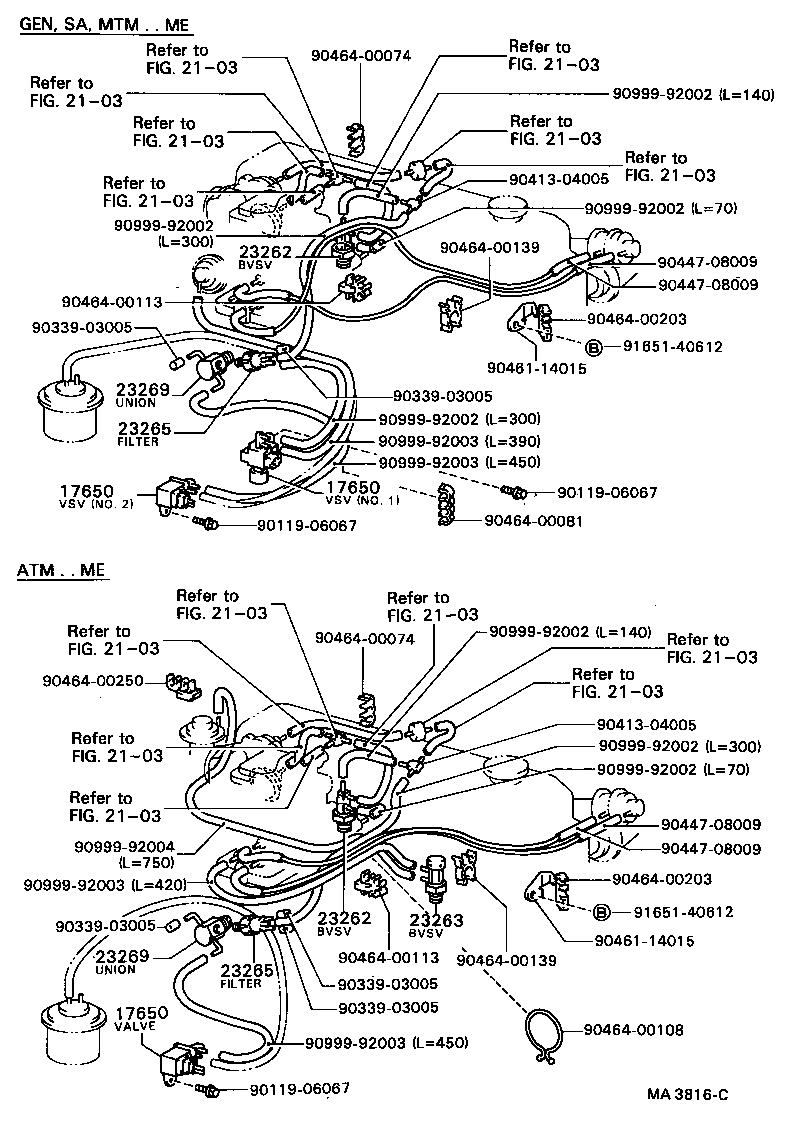  CRESSIDA |  VACUUM PIPING