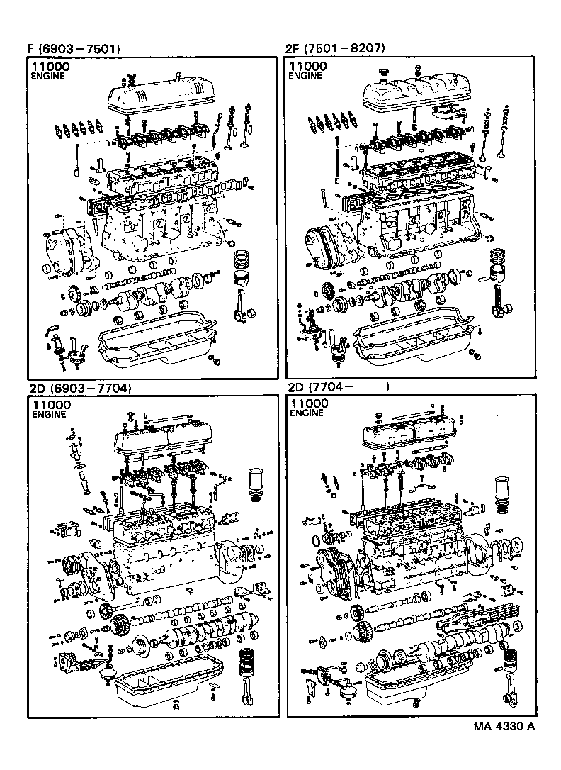  HEAVY DUTY TRUCK |  PARTIAL ENGINE ASSEMBLY