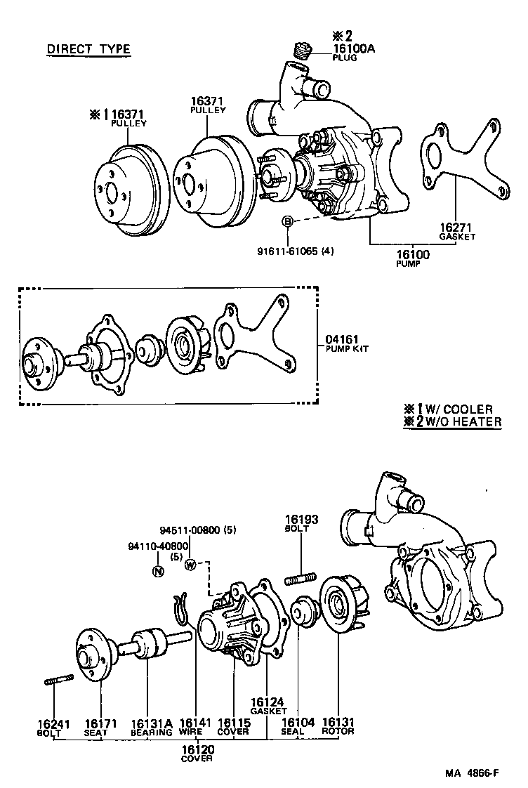  LAND CRUISER 70 |  WATER PUMP