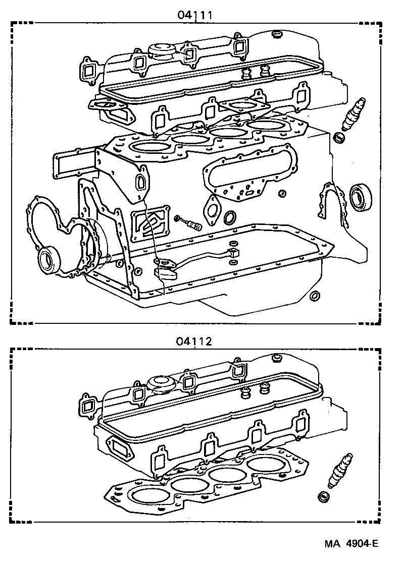  LAND CRUISER 70 |  ENGINE OVERHAUL GASKET KIT