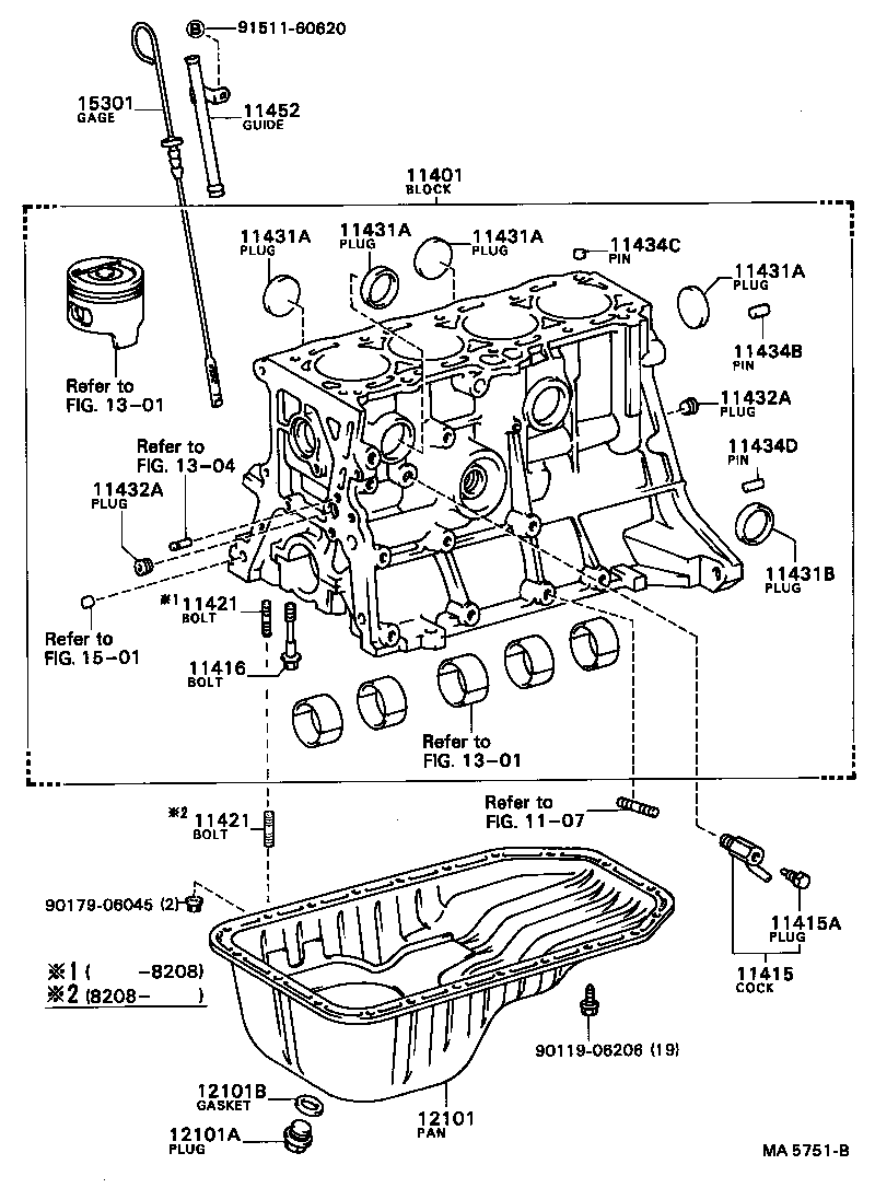  TERCEL |  CYLINDER BLOCK