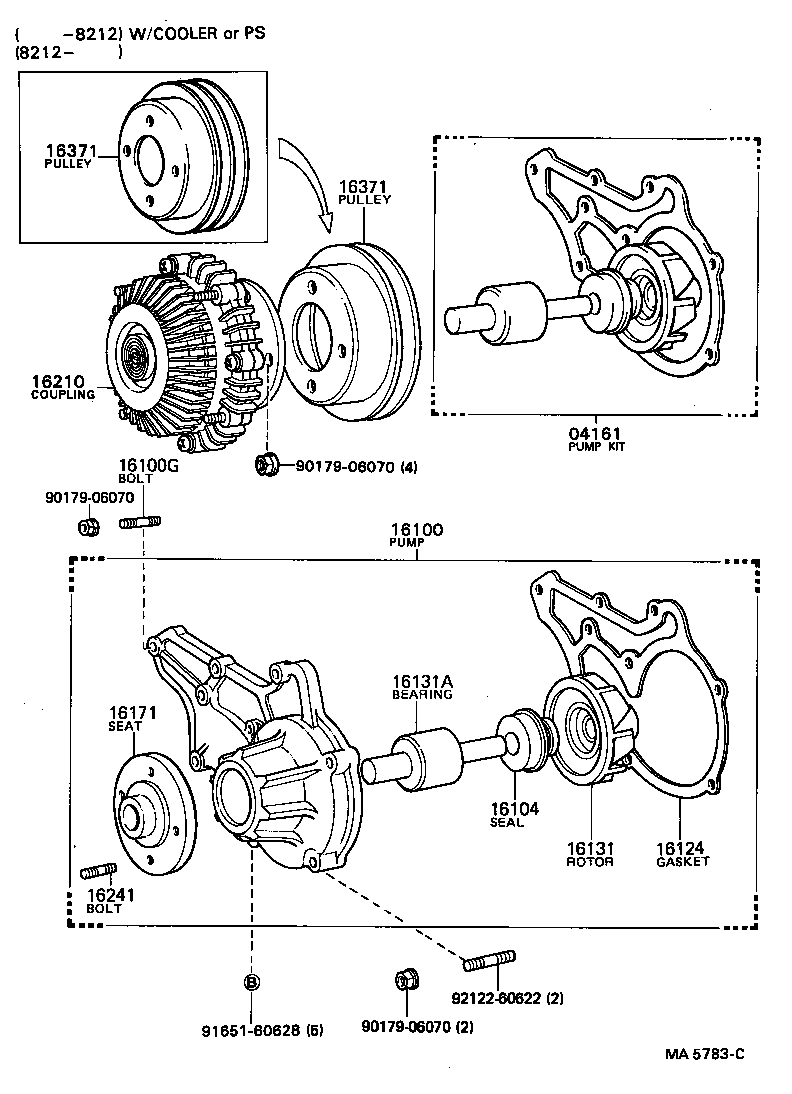  COASTER |  WATER PUMP