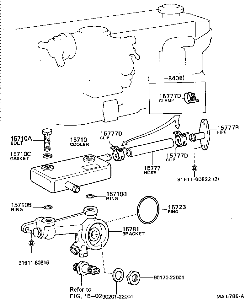  COASTER |  ENGINE OIL COOLER