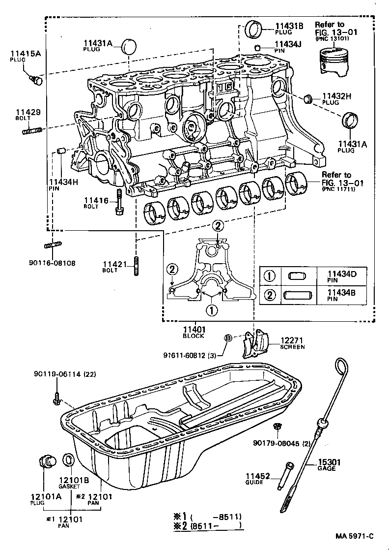  CRESSIDA |  CYLINDER BLOCK