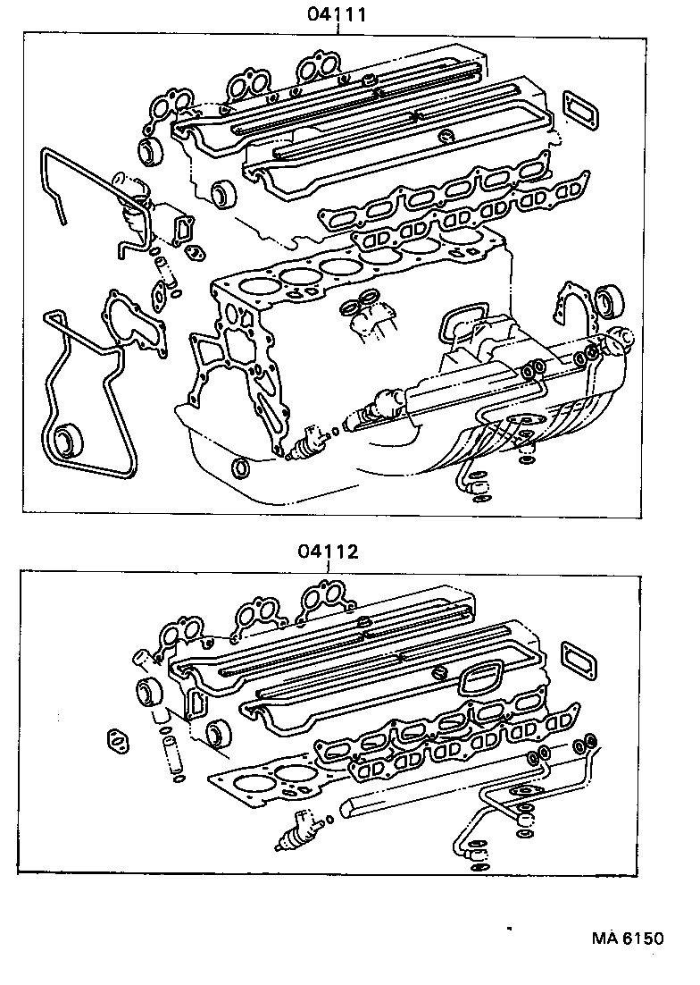  CROWN |  ENGINE OVERHAUL GASKET KIT