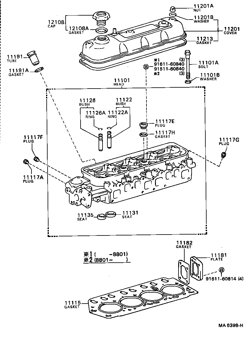  MODEL F |  CYLINDER HEAD