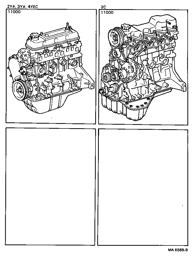  MODEL F |  PARTIAL ENGINE ASSEMBLY