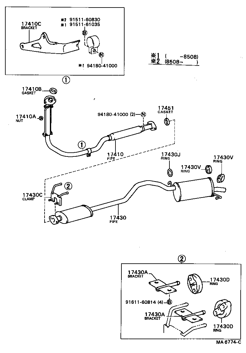  MODEL F |  EXHAUST PIPE