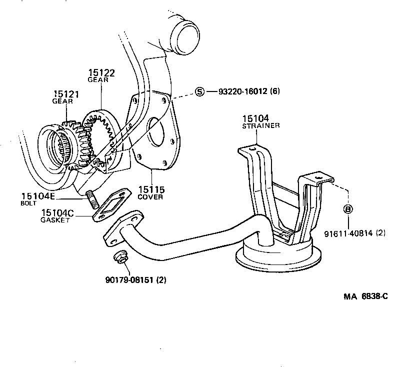  CROWN |  ENGINE OIL PUMP