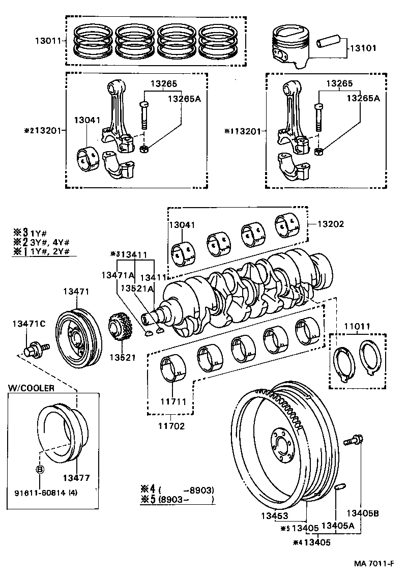  HILUX |  CRANKSHAFT PISTON