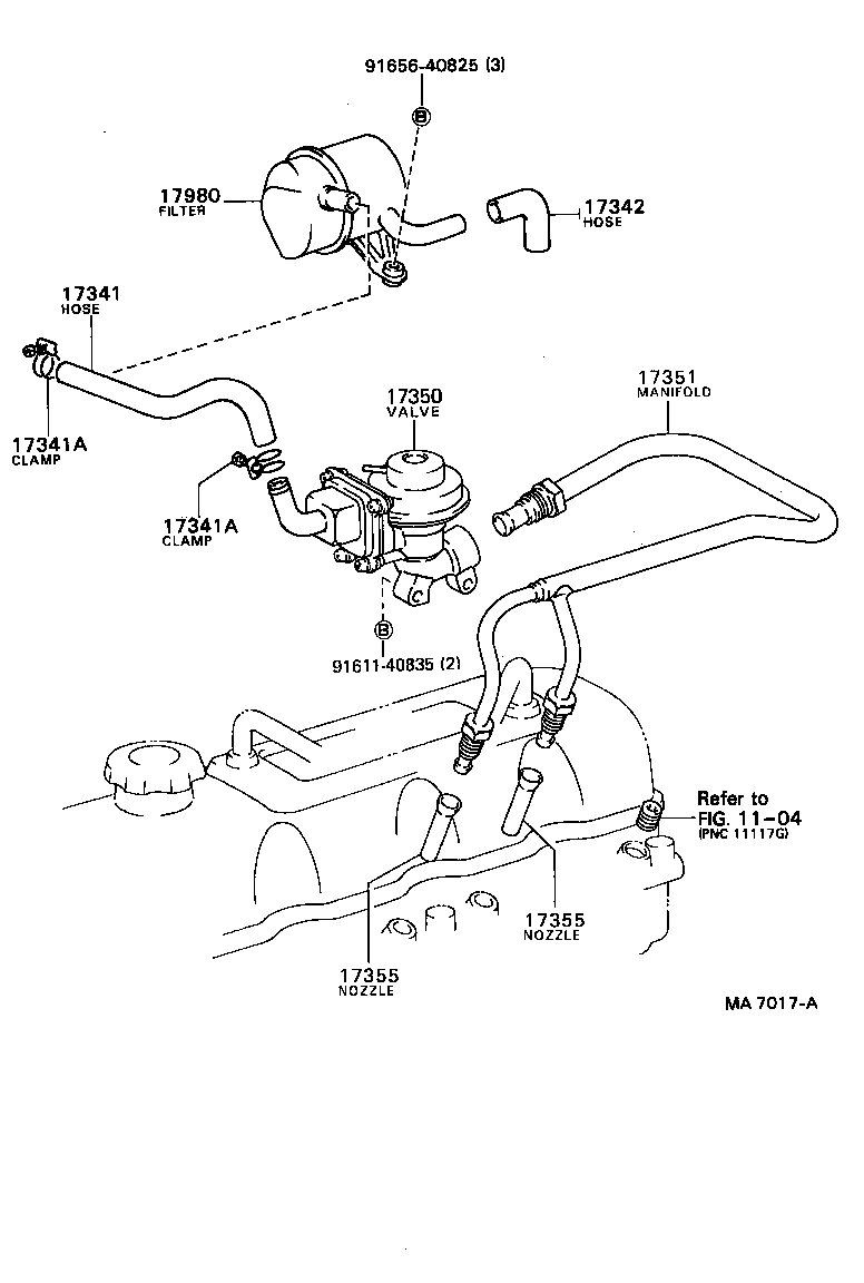 HILUX |  MANIFOLD AIR INJECTION SYSTEM