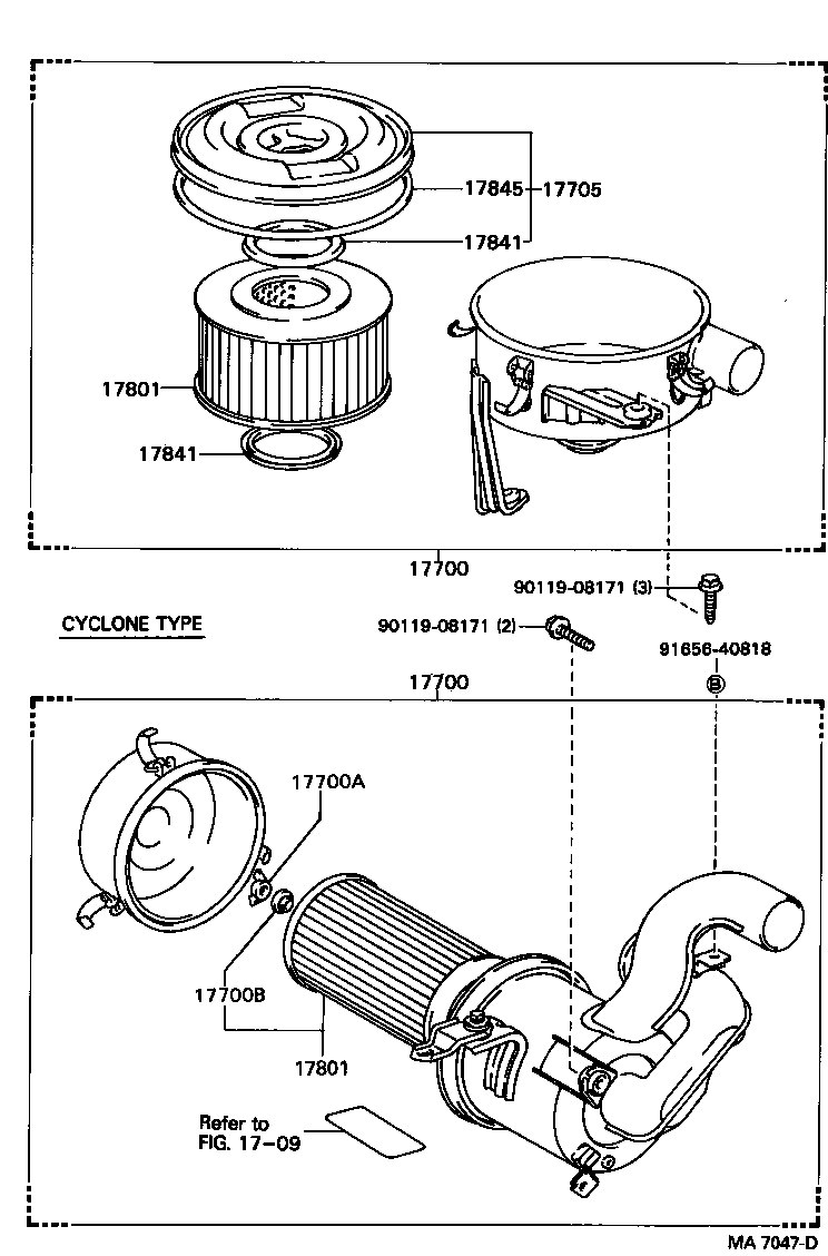  HILUX |  AIR CLEANER