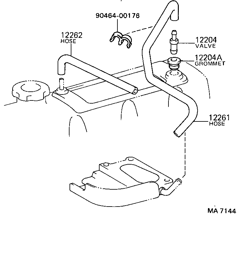  HILUX |  VENTILATION HOSE